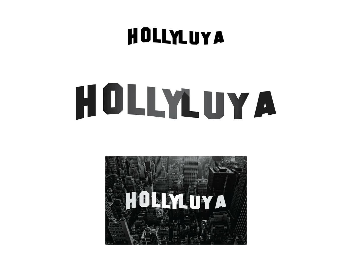 Hollyluya Clothing Company identity detail