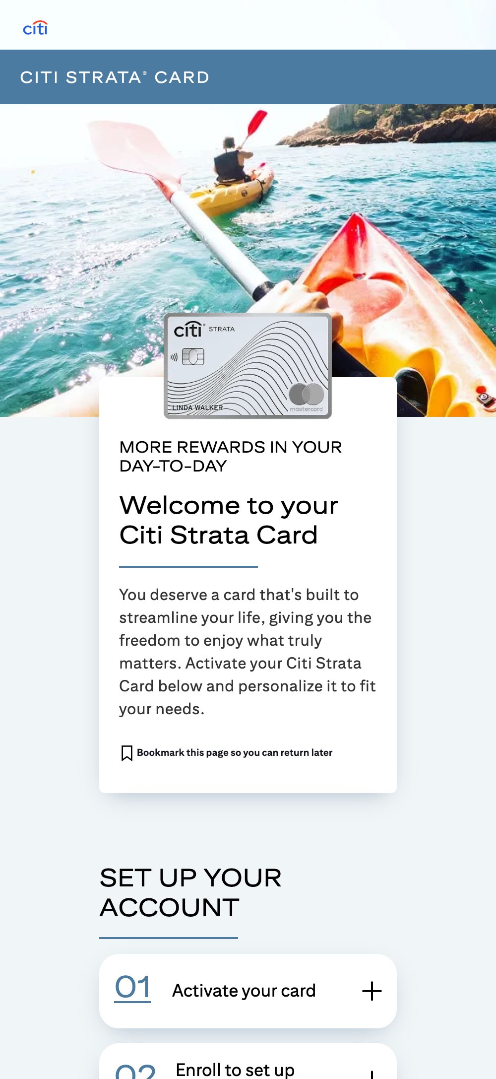 Strata Digital Welcome Kit on mobile