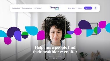 Providers / clinicians recruiting page, above the fold